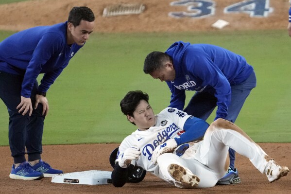 在世界职业棒球大赛第三场比赛中，大谷秀平